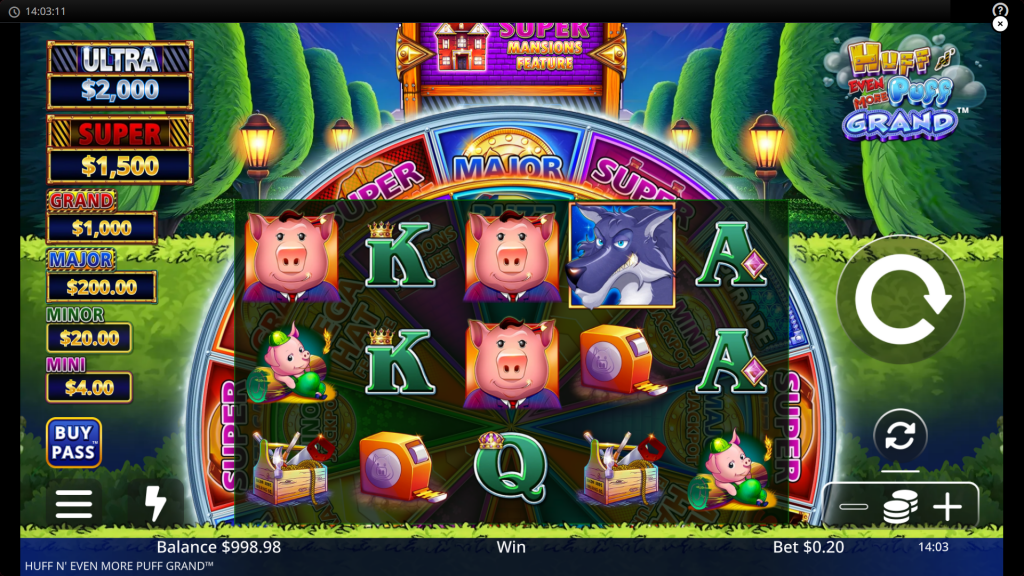 Huff N even more puff grand reels