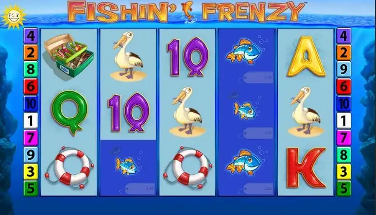 fishin' frenzy reels