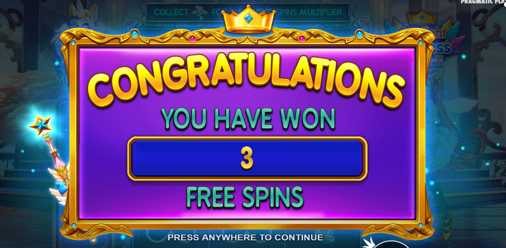 starlight princess pachi free spins